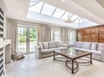 Living room with french doors Living room with french doors